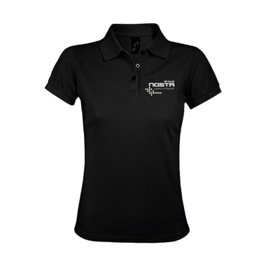 Poloshirt mit Teamslogan